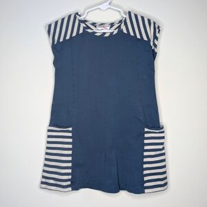 Hanna Andersson Blue Sleeveless Dress 100 4